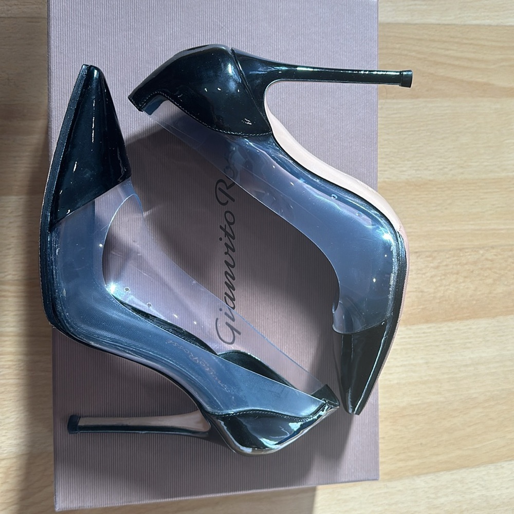 Gianvito Rossi plexi heels pumps size 35 - Picture 5 of 14